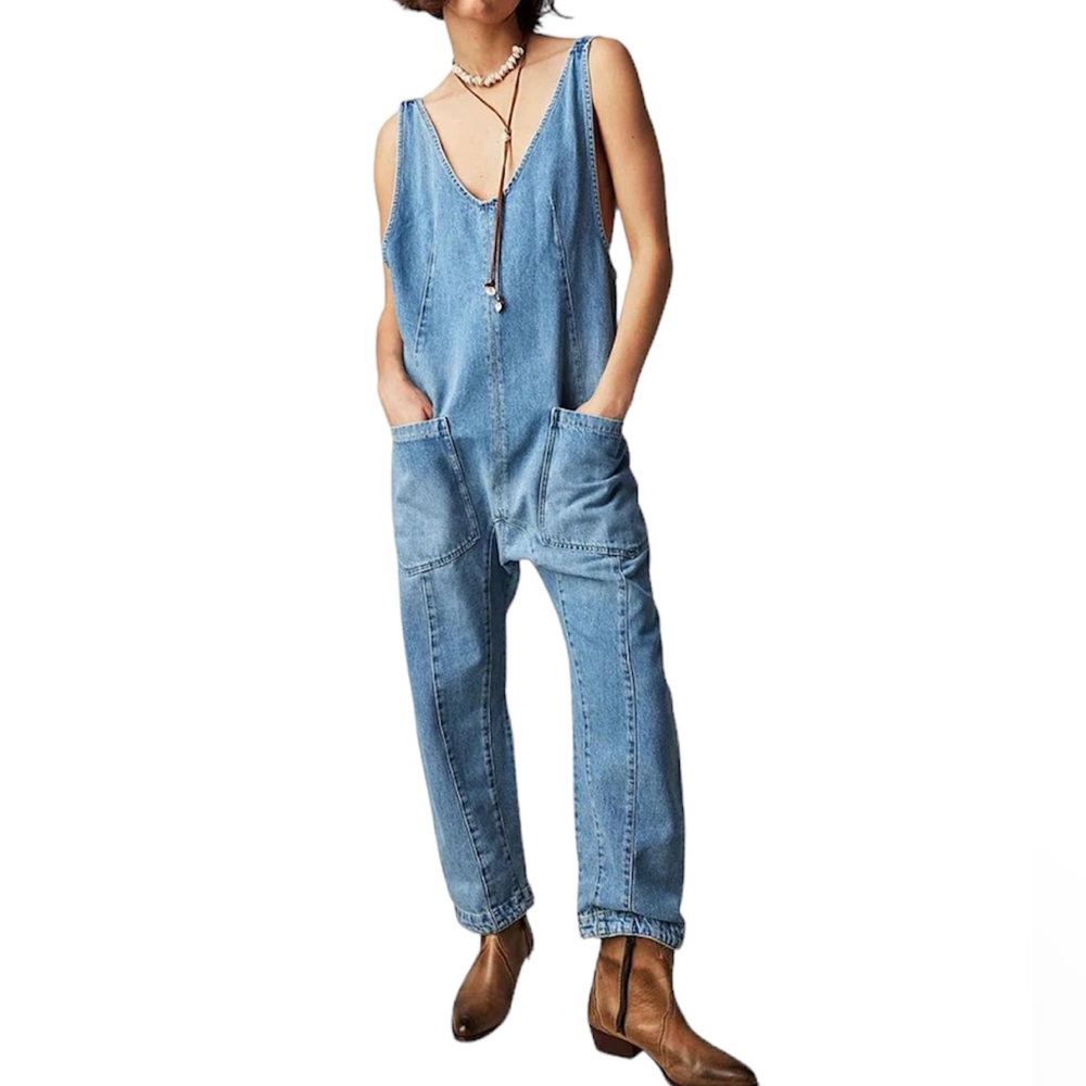 FREE PEOPLE We The Free High Roller Jumpsuit